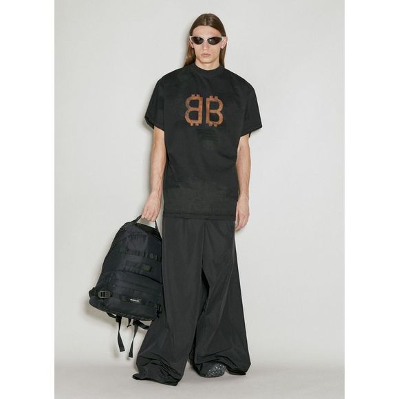 BALENCIAGA Logo Print T-Shirt - Picture 2 of 5